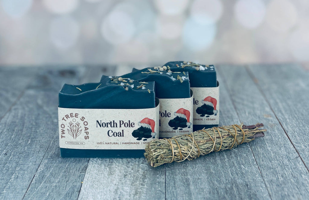 North Pole Coal - Natural Handmade Bar Soap
