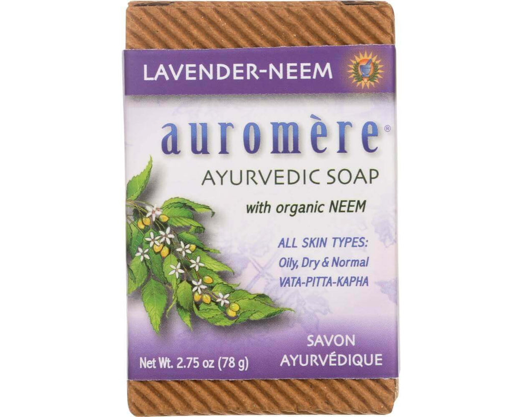 Auromere Lavender-Neem Ayurvedic Soap