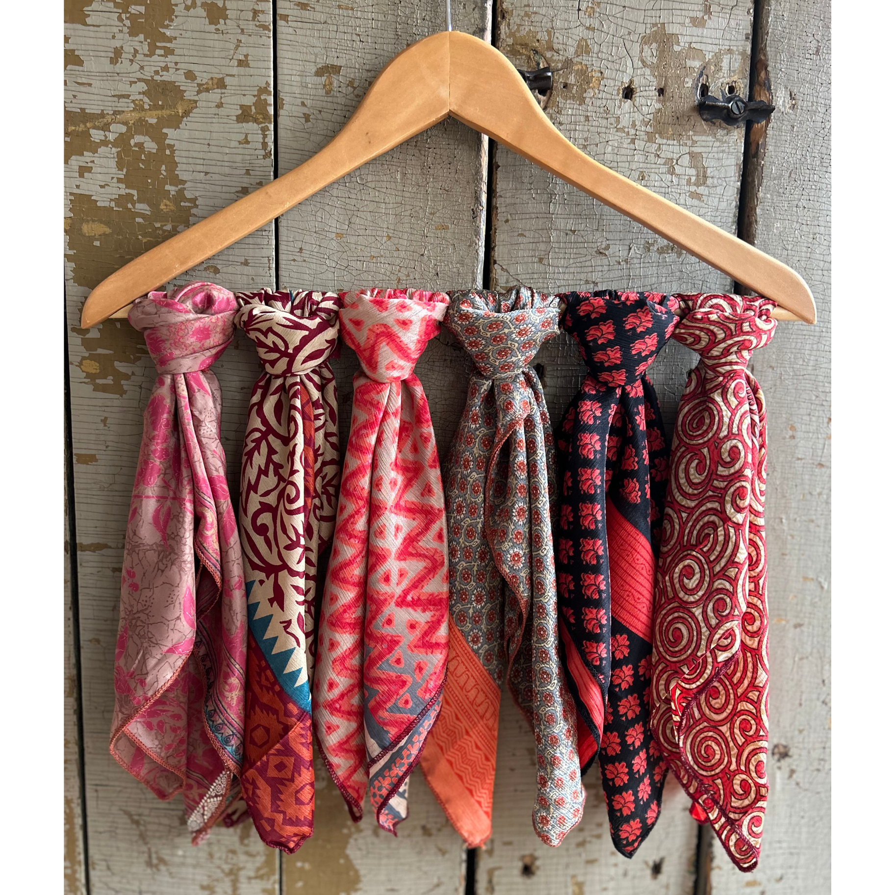 Upcycled Silk Bandana / Scarf