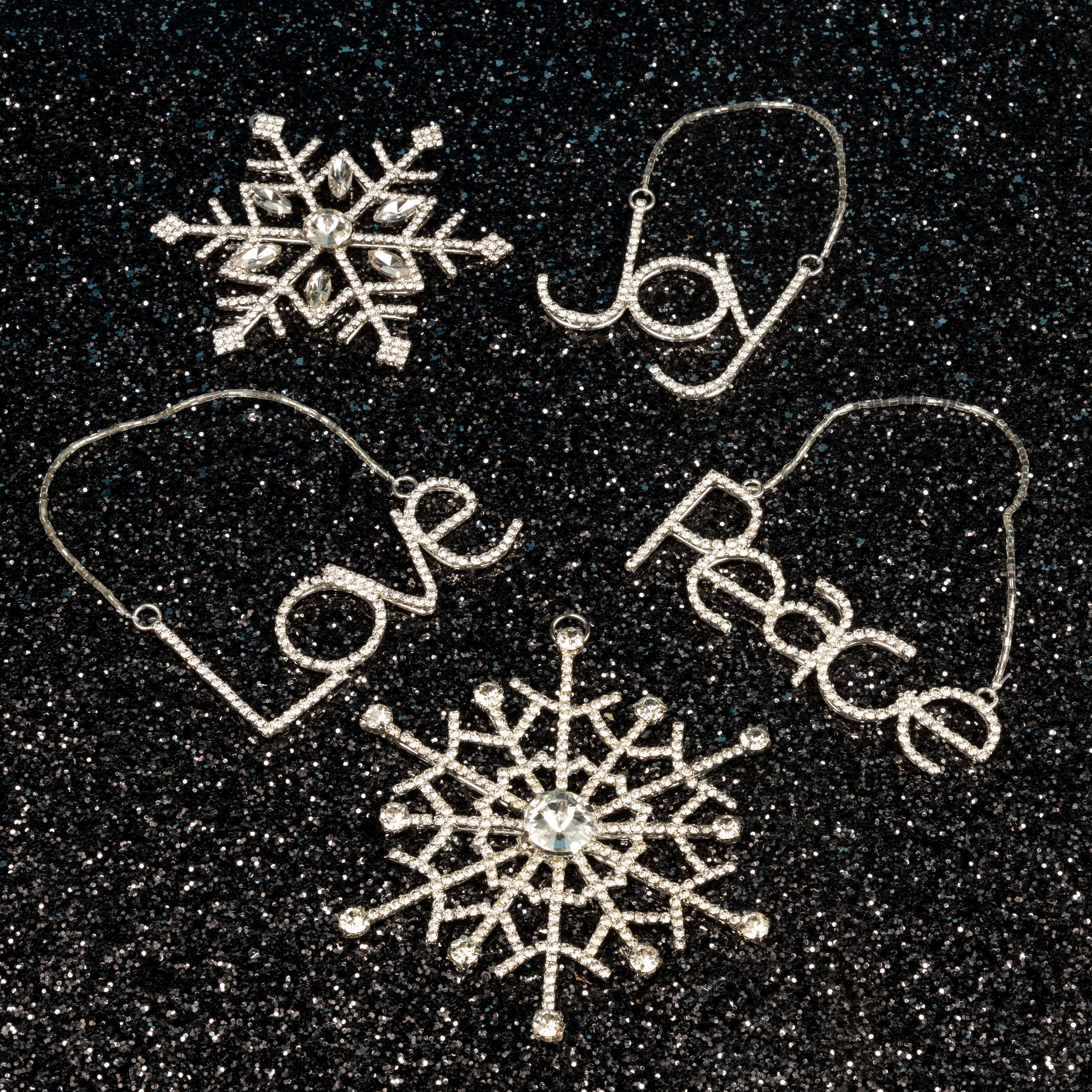 Jeweled PEACE Ornament