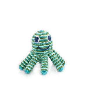 Organic Cotton Octopus Rattle