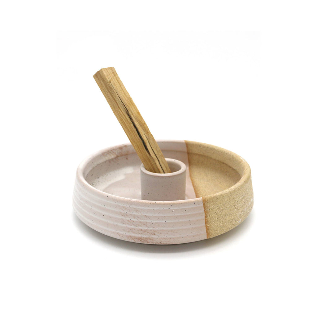 Round Ceramic Palo Santo Burner