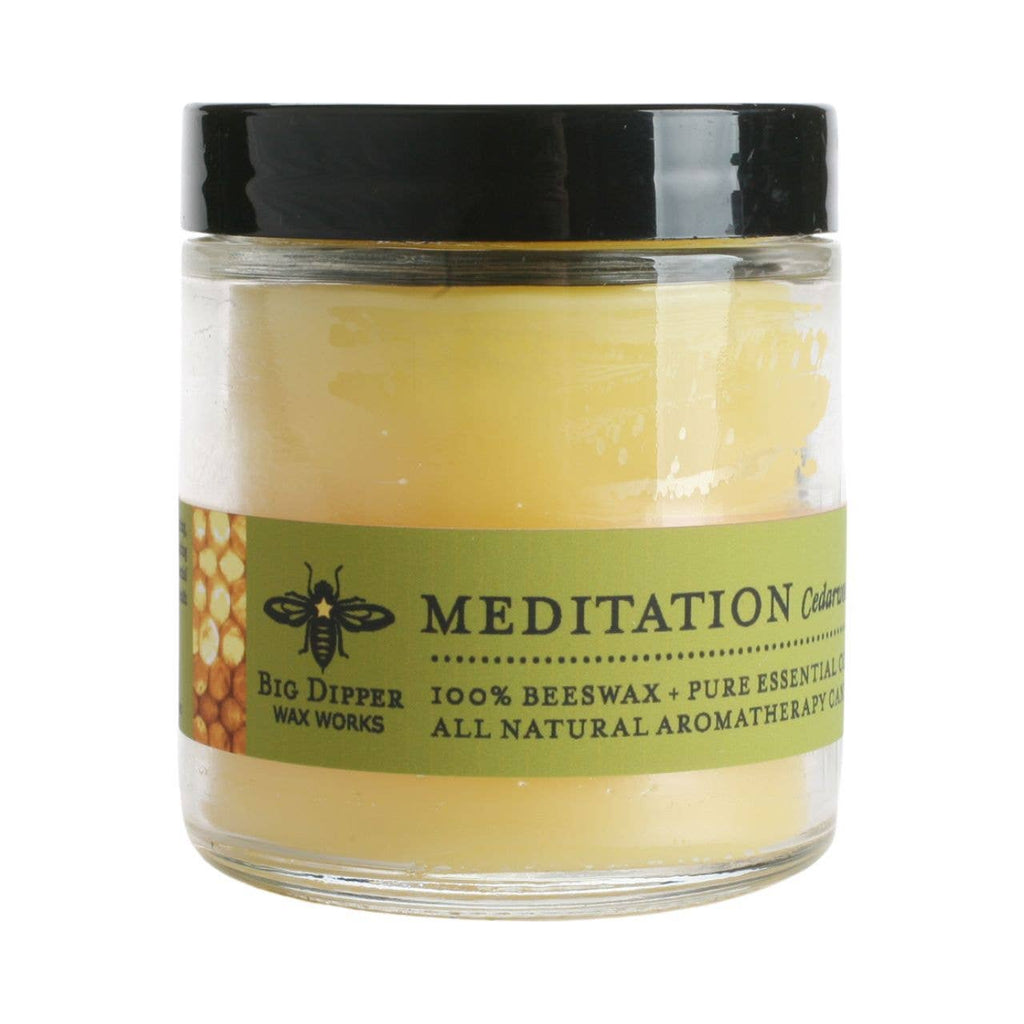 Beeswax Aromatherapy Candle ~ Meditation (Cedarwood + Balsam)