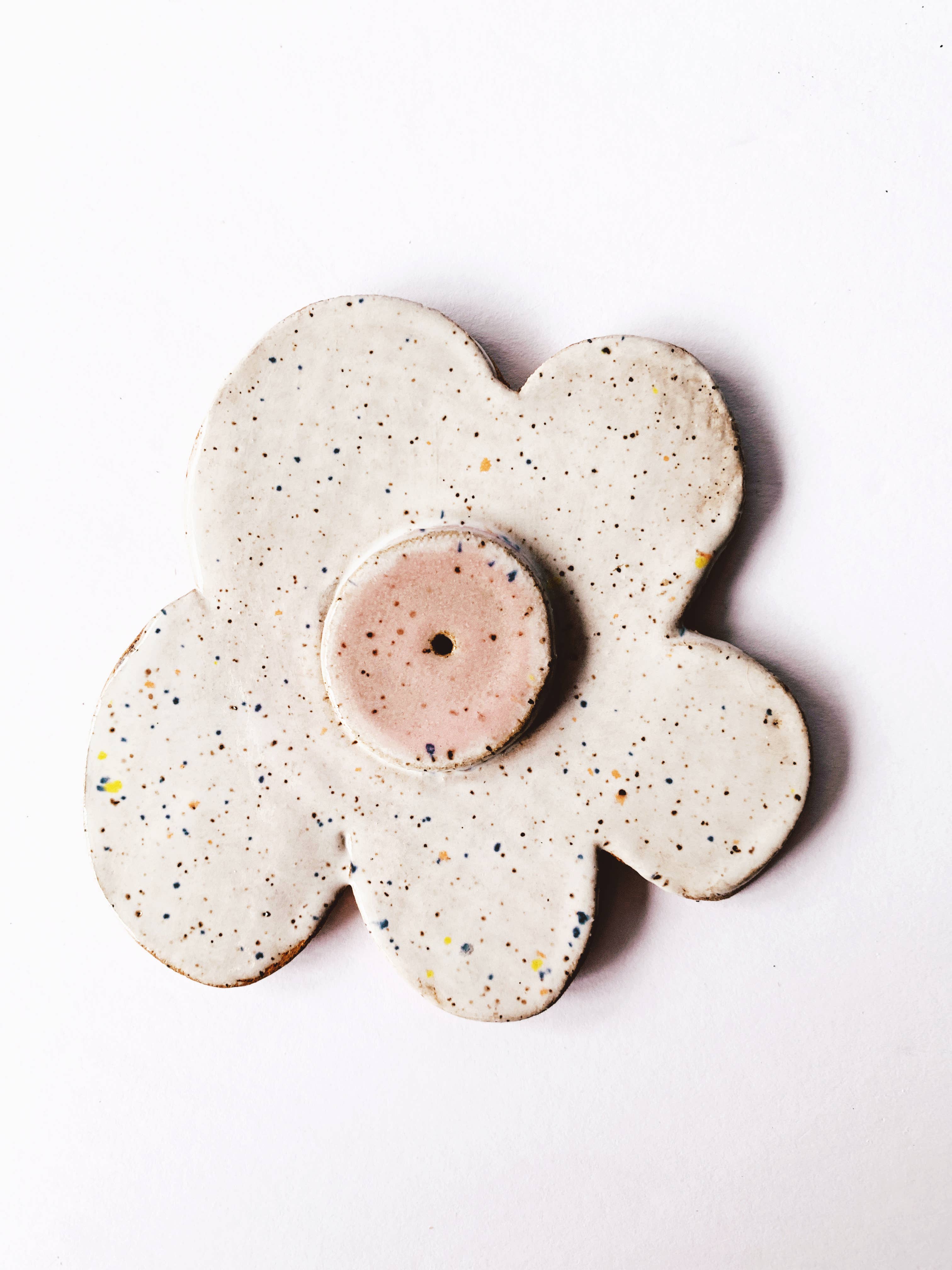 Daisy Incense Holder in Mustard