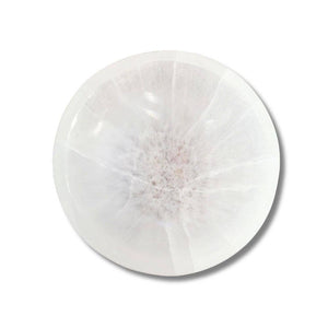 Round Selenite Dish
