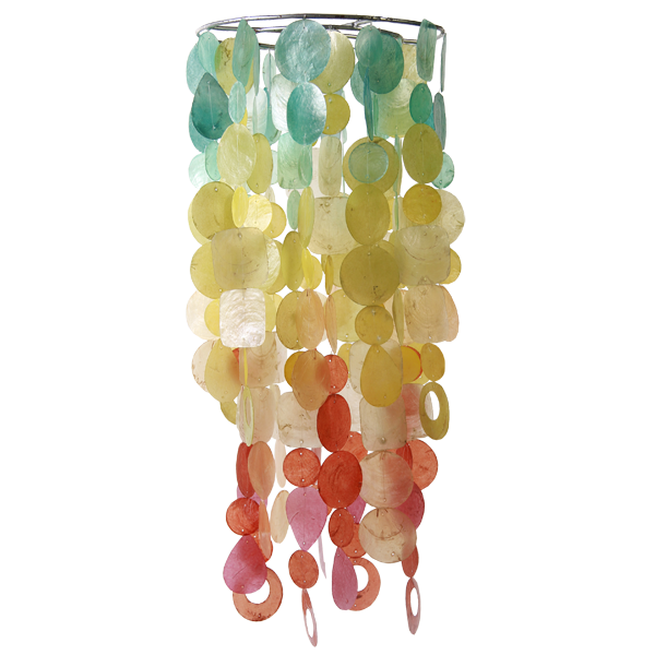 Capiz Chime Chandelier | Fiesta