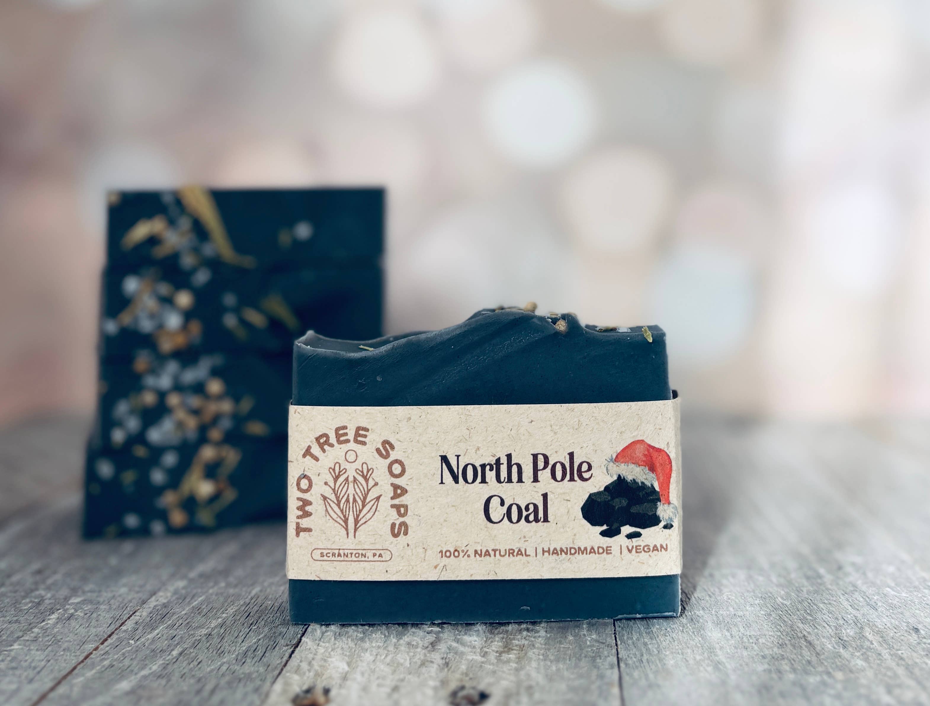 North Pole Coal - Natural Handmade Bar Soap