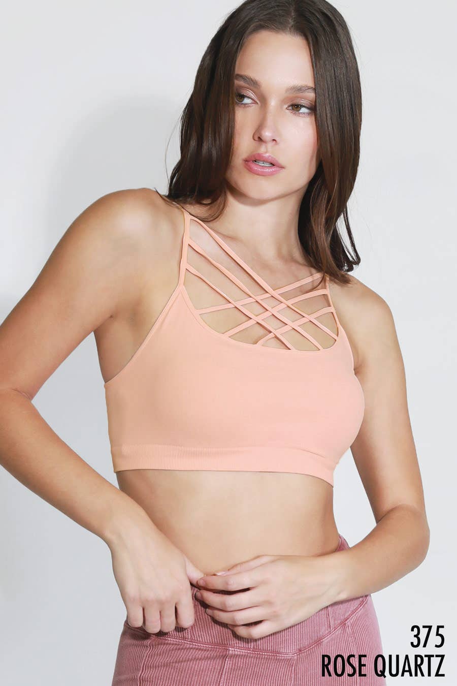 Front Criss-Cross Bralette ~ gold