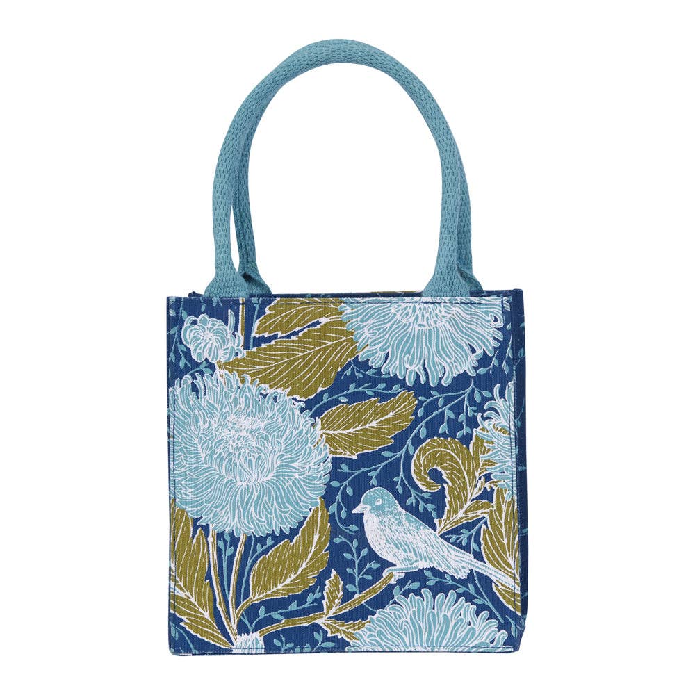 Chrysanthemum Bird Reusable Gift Bag Tote