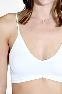 Ribbed Triangle Bralette