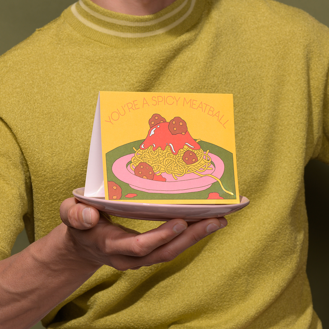 Spicy Meatball Card
