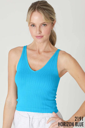 Wide Ribbed Tank Top