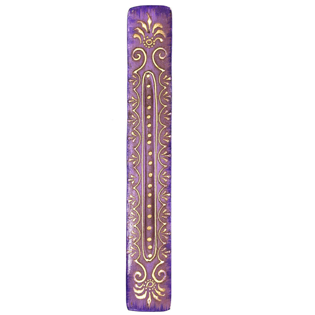 Purple Wooden Incense Ash Catcher