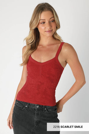Lace V Neck Top ~ black
