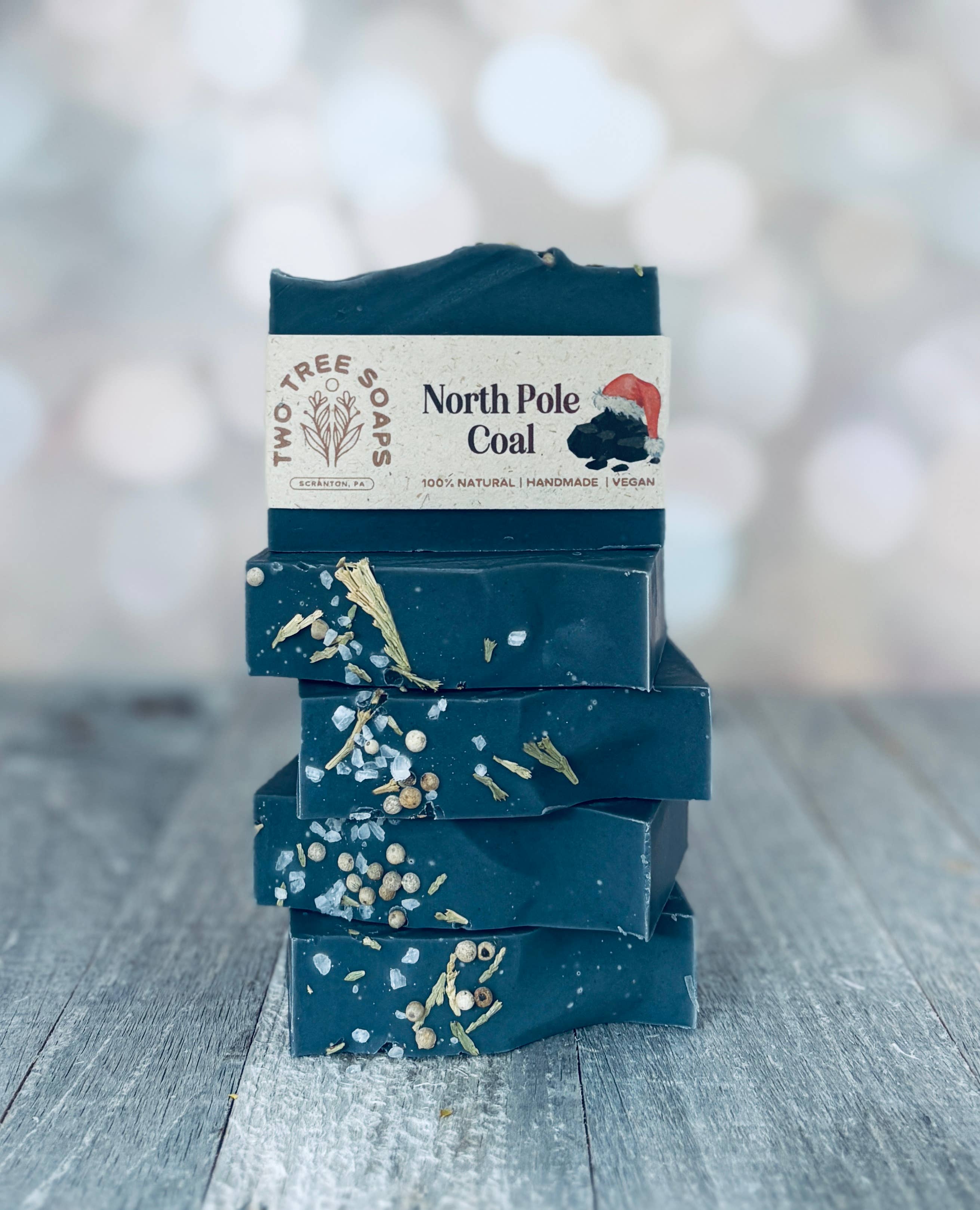 North Pole Coal - Natural Handmade Bar Soap