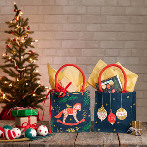 Noel Joy Peace Reusable Gift Bag Tote