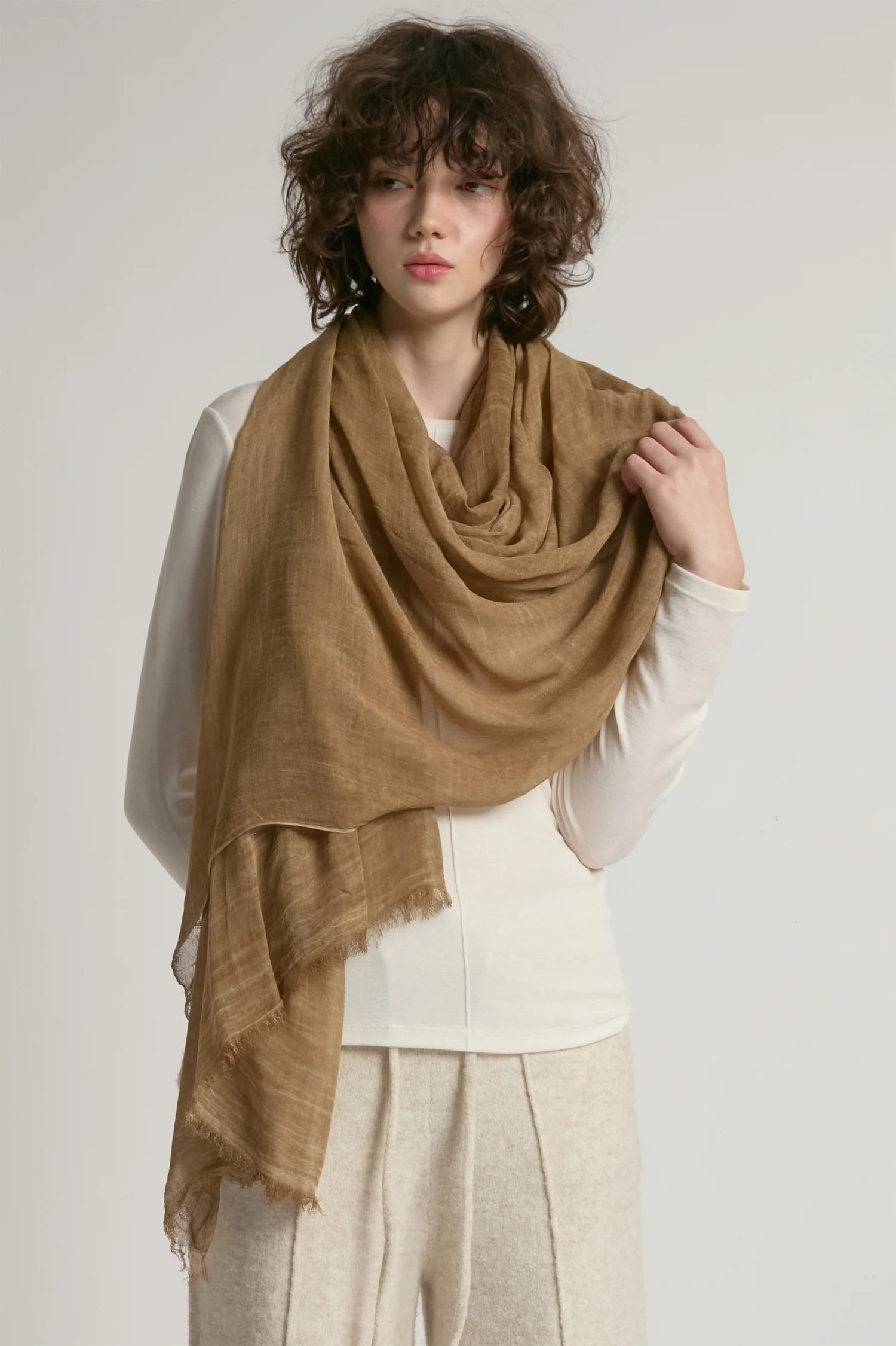 Sheer Gauze Scarf