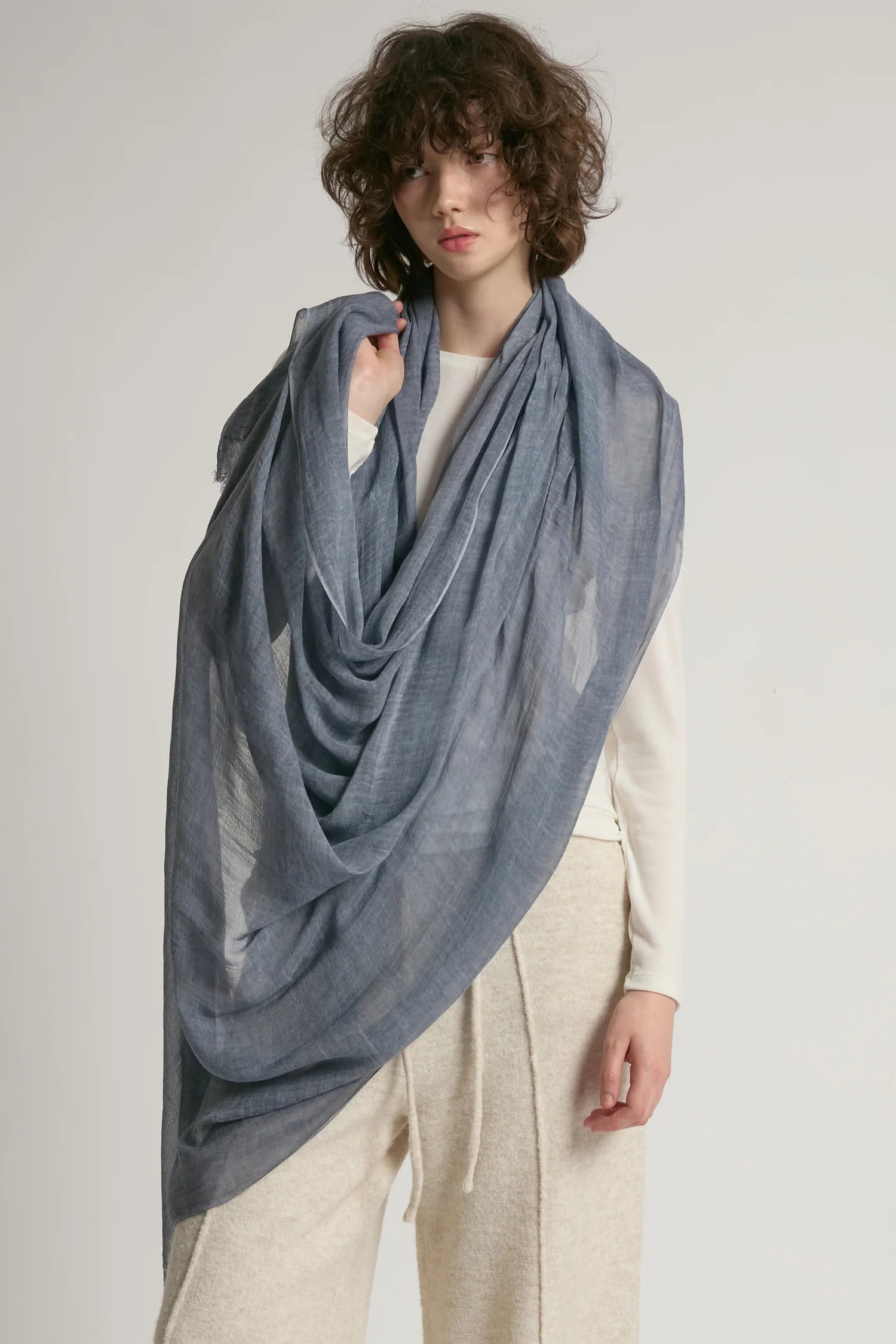 Sheer Gauze Scarf