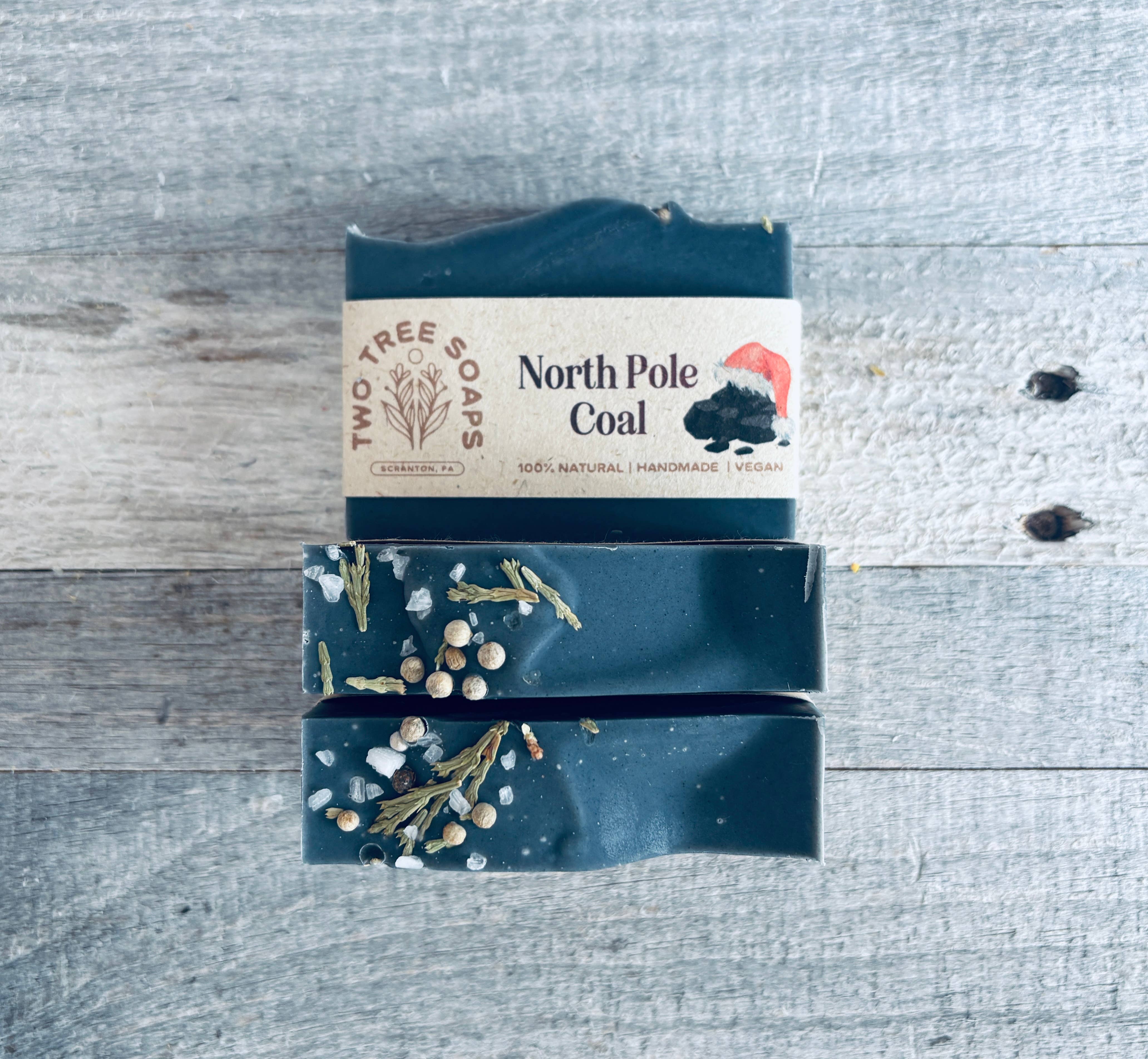 North Pole Coal - Natural Handmade Bar Soap