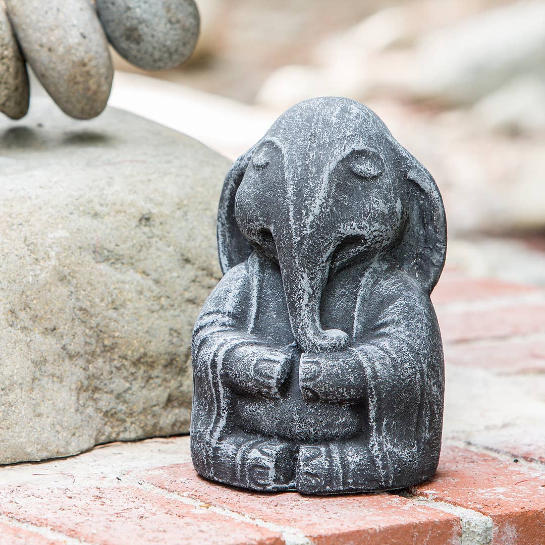 Meditating Elephant - Volcanic Ash