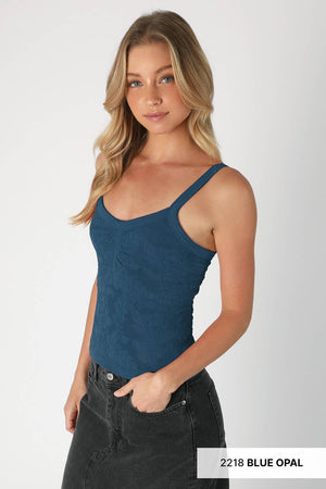 Lace V Neck Top ~ black