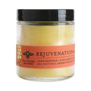 Beeswax Aromatherapy Candle ~ Love (Geranium + Ylang Ylang)