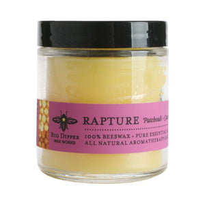 Beeswax Aromatherapy Candle ~ Love (Geranium + Ylang Ylang)