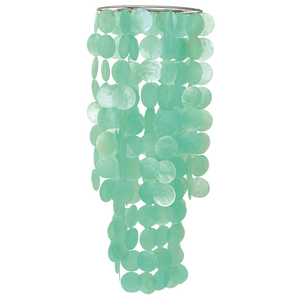 Capiz Chime Chandelier | Turquoise