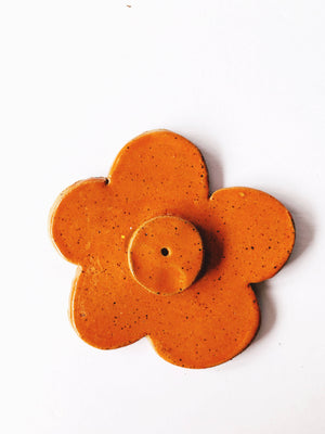 Daisy Incense Holder in Mustard