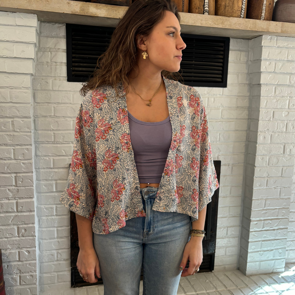 Silk Kimono Jacket