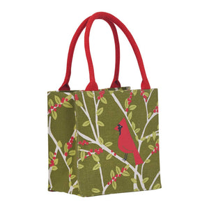 Red Cardinals Reusable Gift Bag Tote