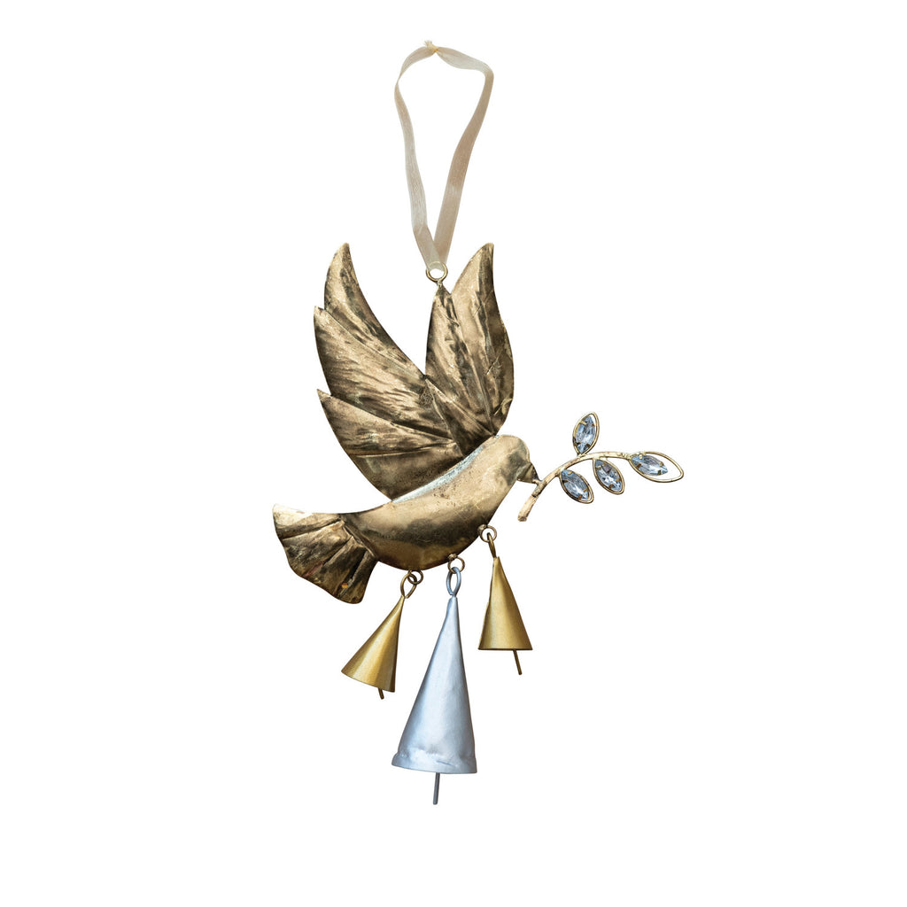 Dove Ornament with Bells