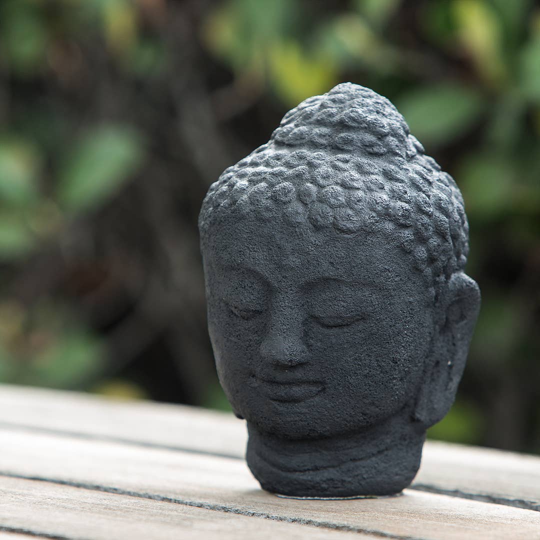 Small Volcanic Ash Buddha Head