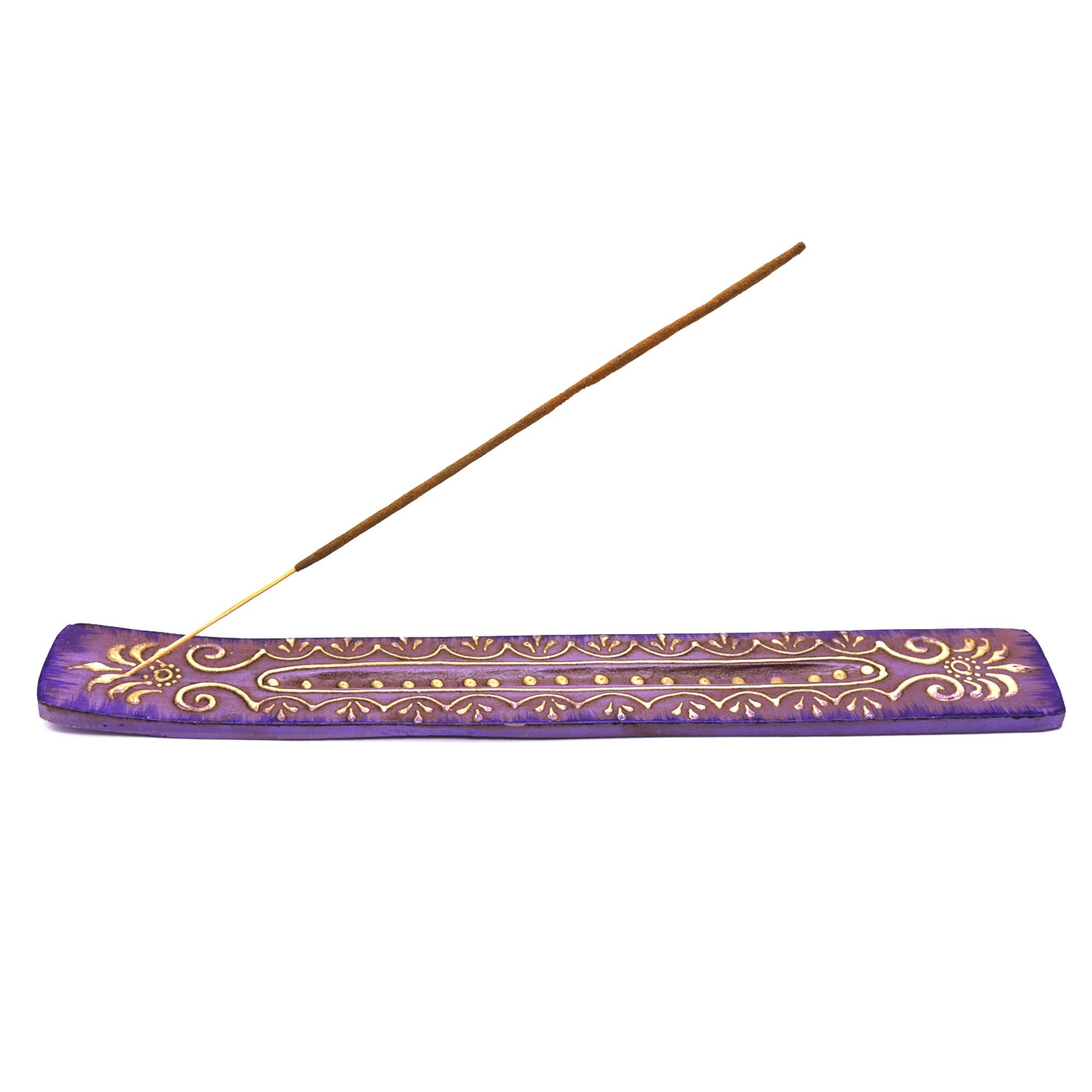 Purple Wooden Incense Ash Catcher