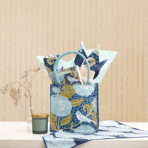 Chrysanthemum Bird Reusable Gift Bag Tote