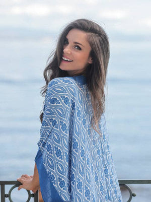 Carly Kimono ~ Blue