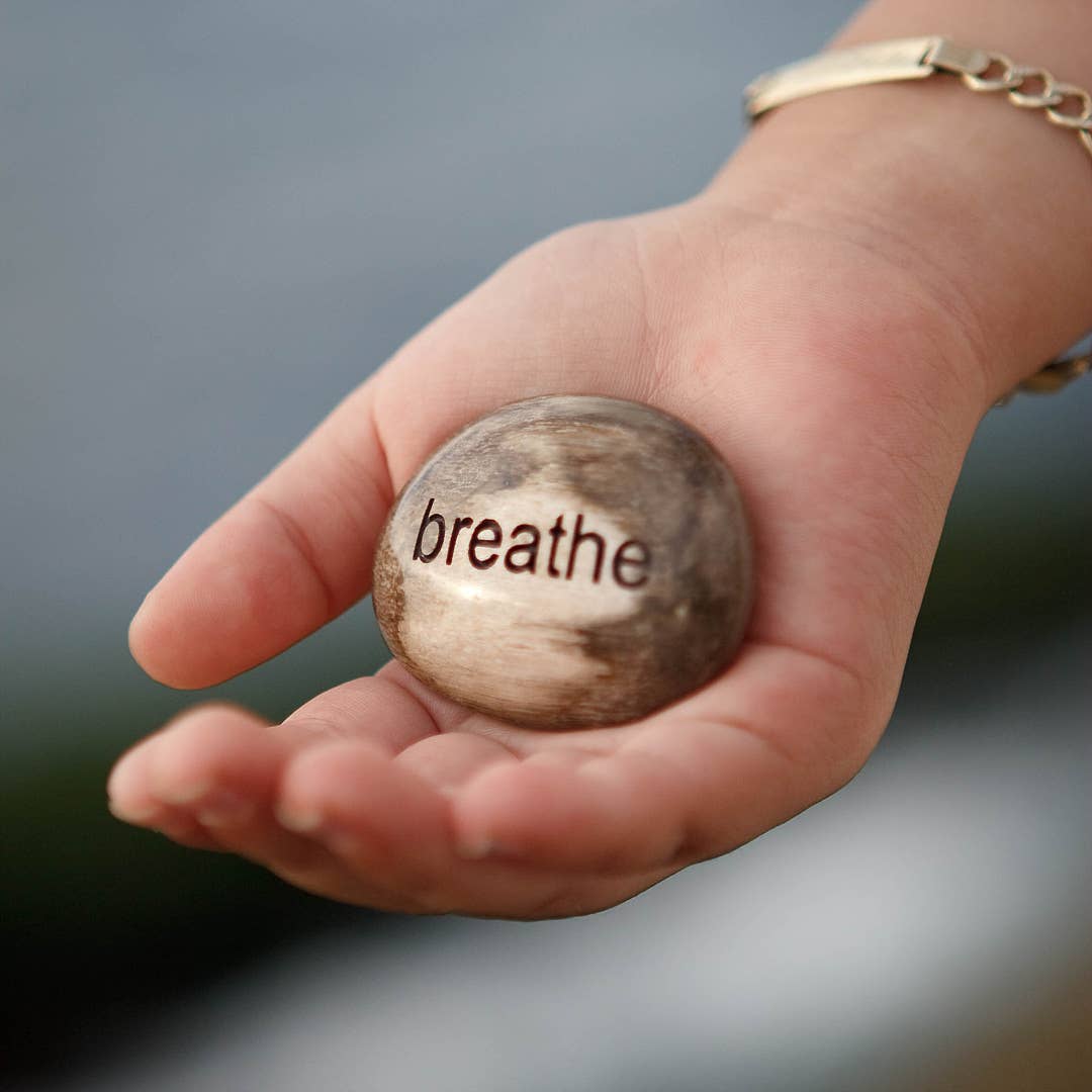 Inspired Pocket Stones - Engraved with Words & Symbols