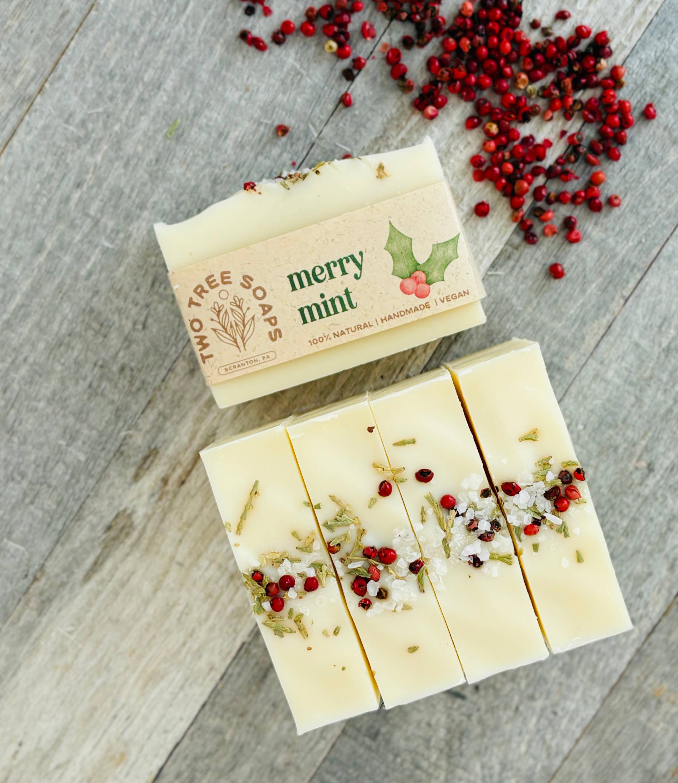 Merry Mint - Natural Handmade Bar Soap