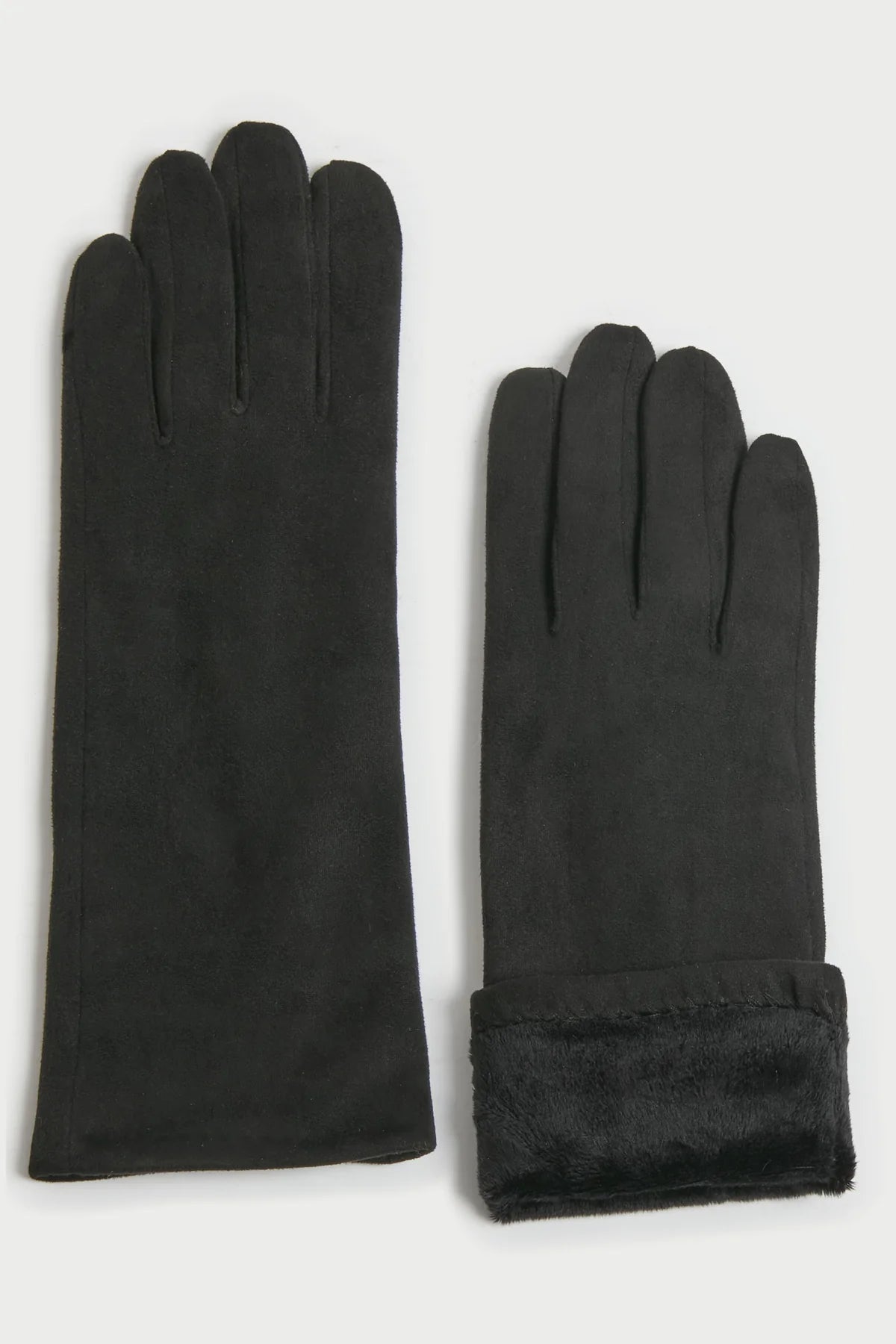 Suede Midi Gloves