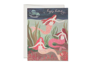 Mermaids Birthday Card