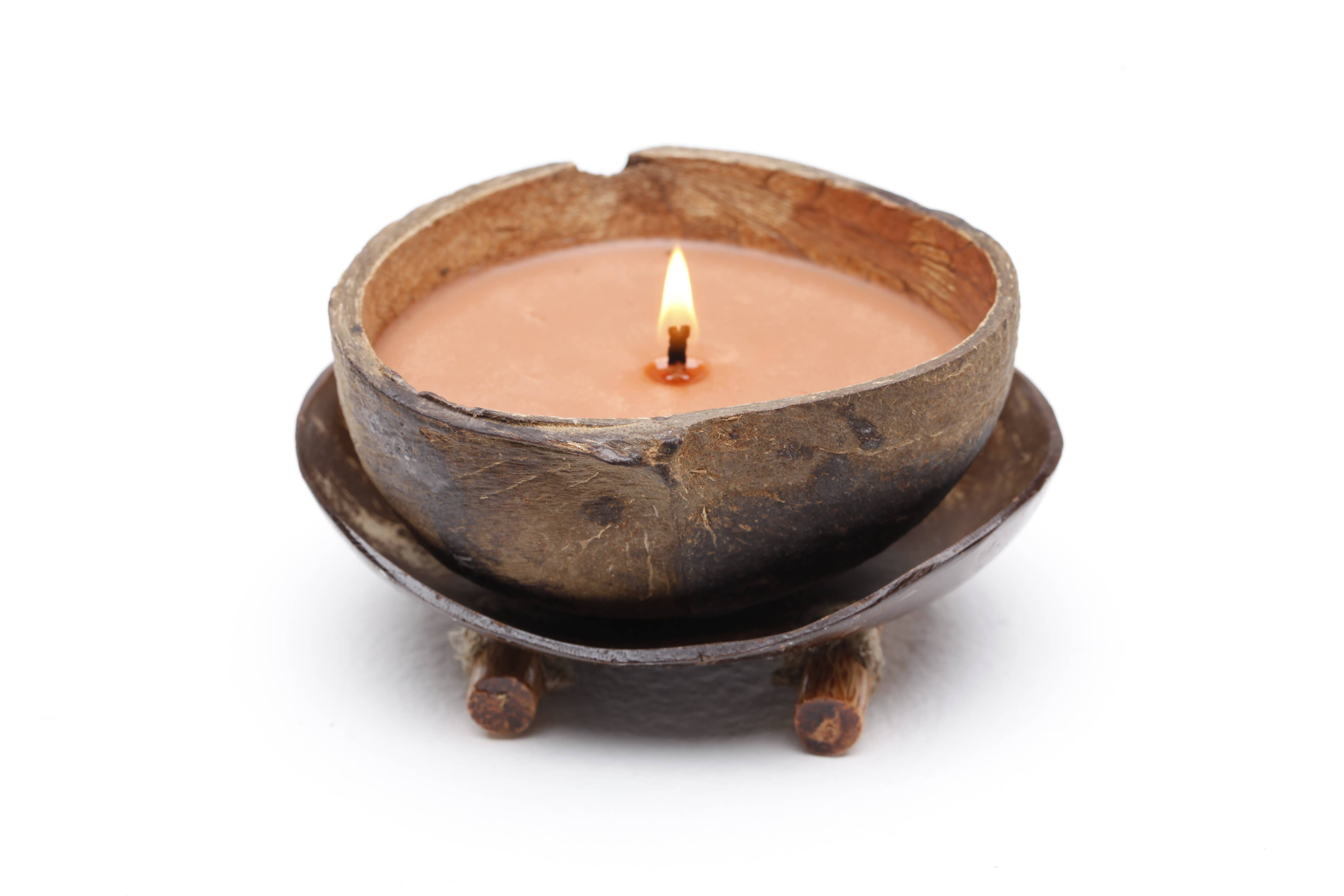 Engraved Coconut Candle Tray
