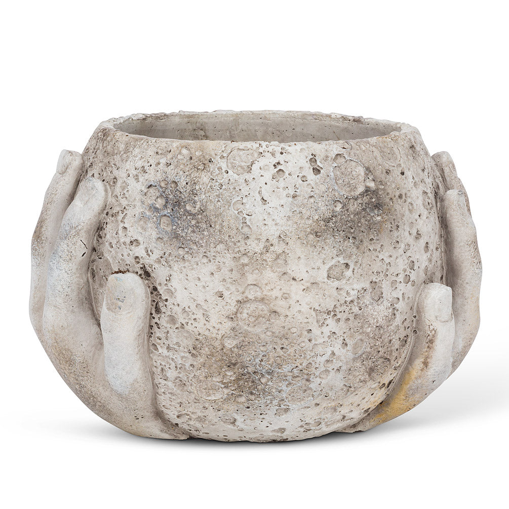 Moon in Hands Planter