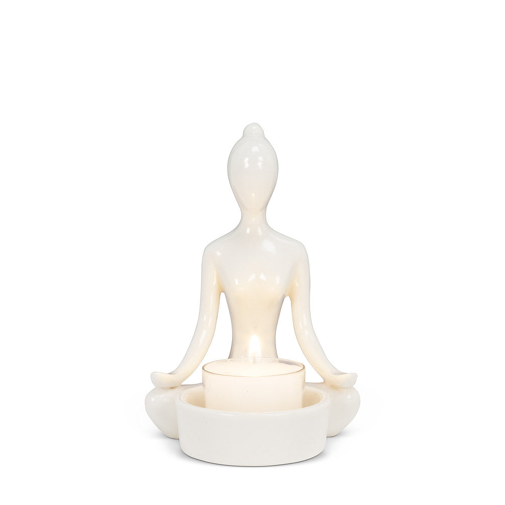 Yoga Mudra Tea Light Holder