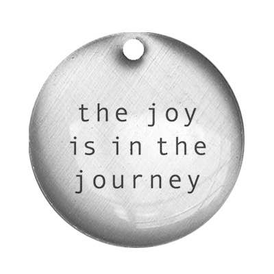 joy is in the journey necklace