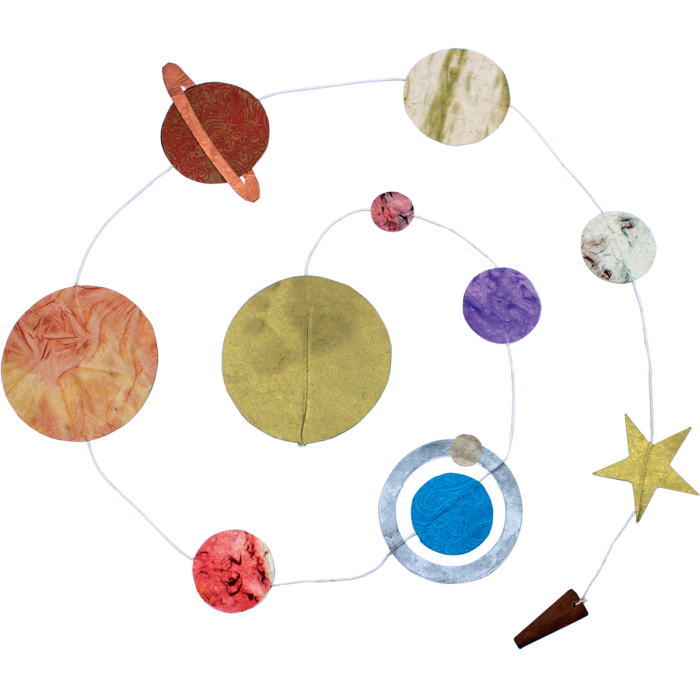 Solar System Paper Garland