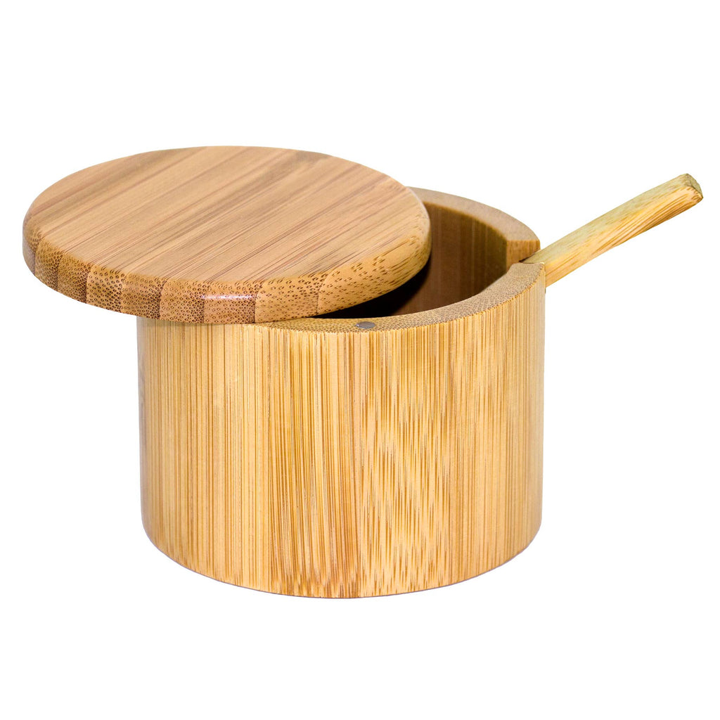 Little Dipper Bamboo Salt Box with Spoon