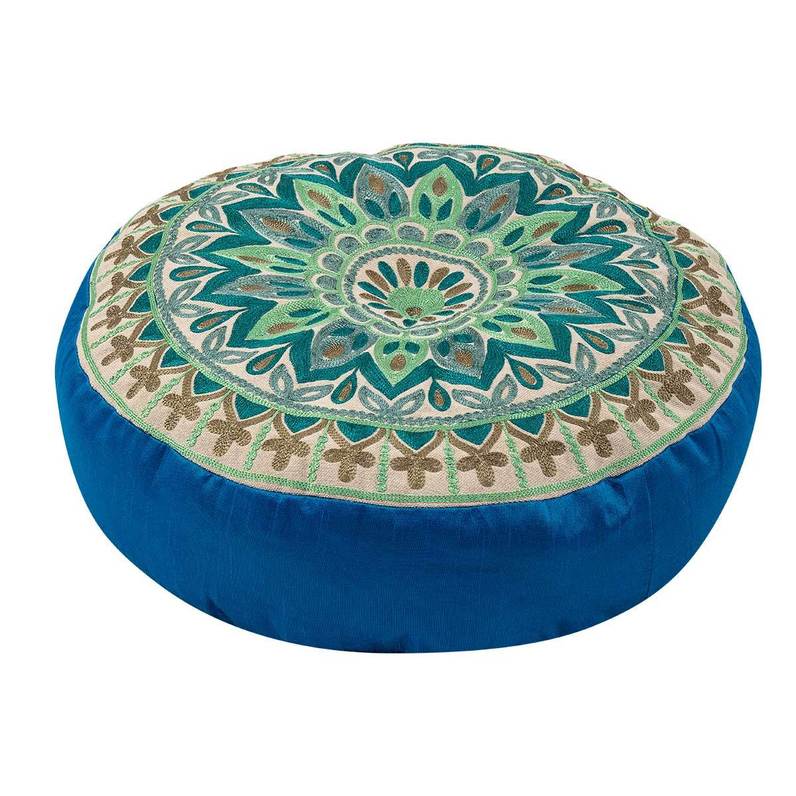 Mandala Round Meditation Cushion