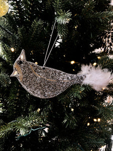 Beaded Bird Ornament