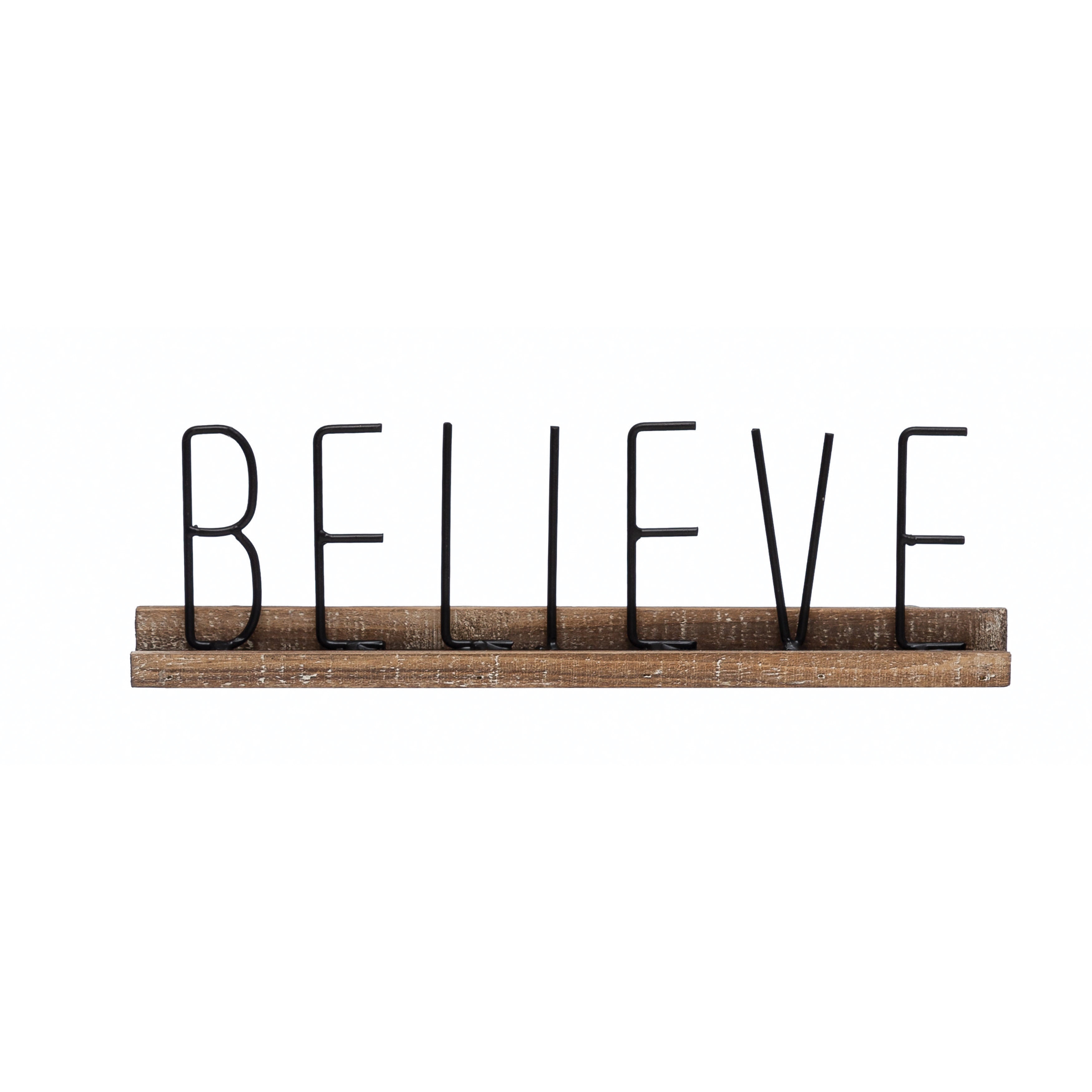 Believe Mantel Ornament