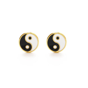 Yin + Yang Stud Earrings